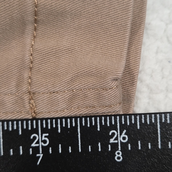 J. CREW Classic Preppy Ankle Cropped Stretch Khaki Chinos Work Pant SZ 12 - Picture 8 of 10
